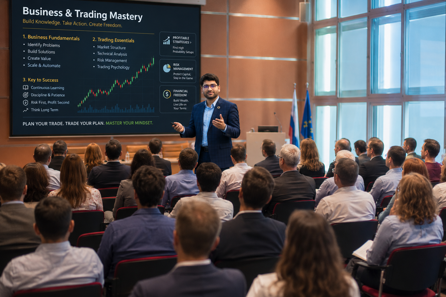 Business and trading mastery session