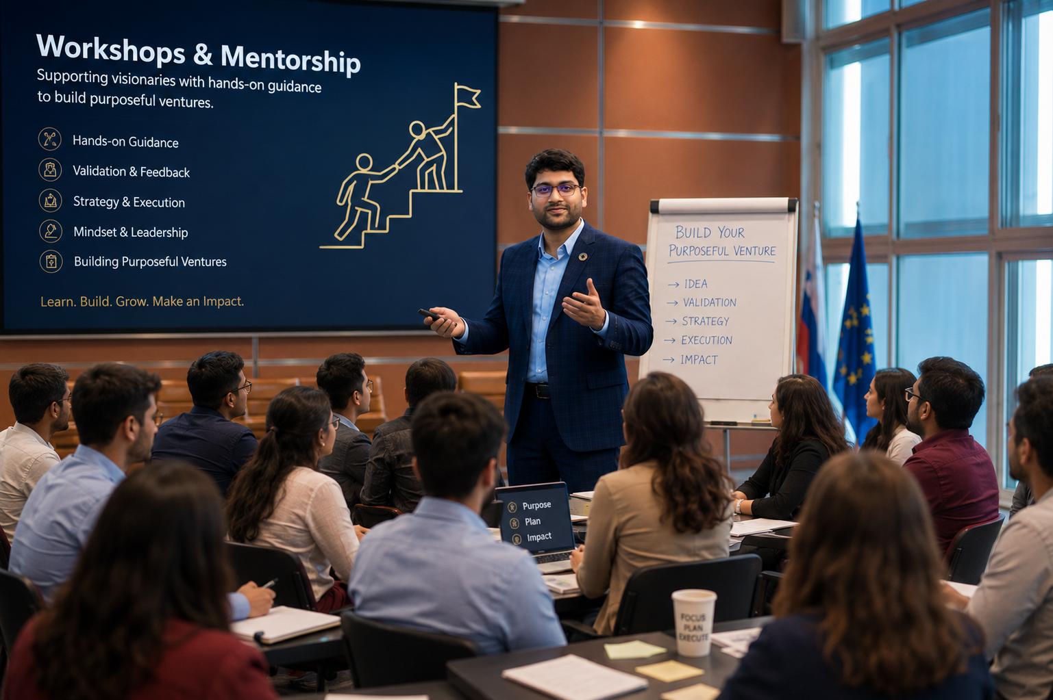 Workshops and mentorship session